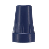 Stylish Designer Color Cane Tips: Premium 16mm Durable Rubber Navy Blue Walking Cane Tips - Tophatter Daily Deals