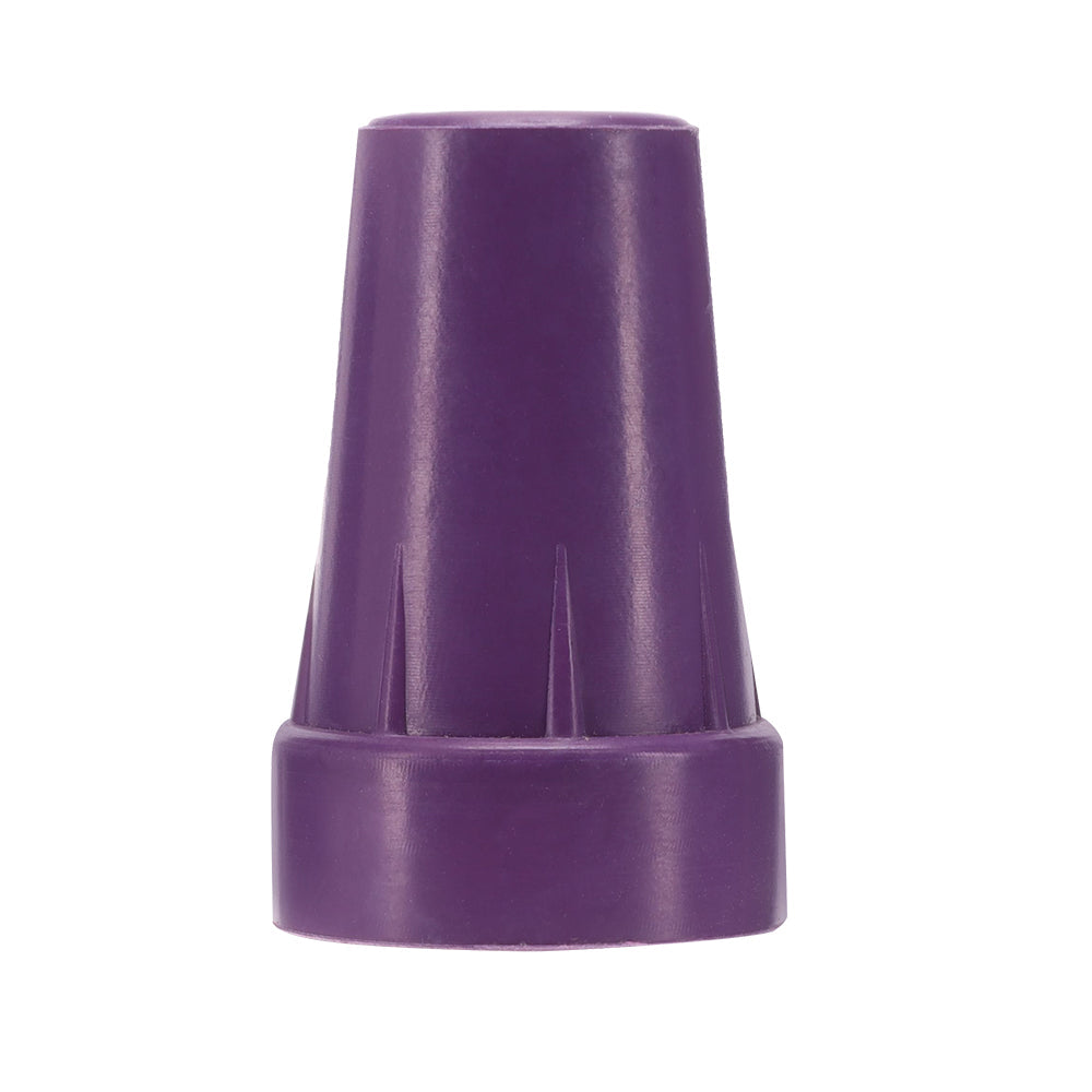 Stylish Designer Color Cane Tips: Premium 16mm Durable Rubber Purple Walking Cane Tips - Tophatter Daily Deals