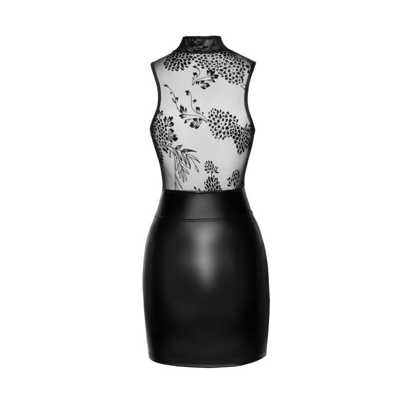 Power Wetlook Short Dress with Tulle Top > Clothes > Dresses and Chemises - Tophatter Daily Deals