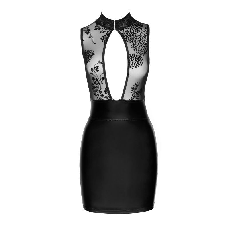 Power Wetlook Short Dress with Tulle Top > Clothes > Dresses and Chemises - Tophatter Daily Deals