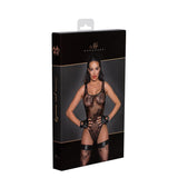 Tulle Bodysuit with Patterned Flock Embroidery > Clothes > Bodies and Playsuits - Tophatter Daily Deals