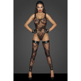 Tulle Bodysuit with Patterned Flock Embroidery > Clothes > Bodies and Playsuits - Tophatter Daily Deals