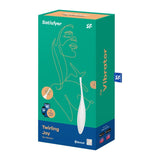 Satisfyer Twirling Joy Tip Stimulator in White > Vibrators > Ladies > Clitoral Vibrators and Stimulators - Tophatter Daily Deals
