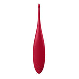 Satisfyer Twirling Fun Tip Stimulator in Poppy Red > Vibrators > Ladies > Clitoral Vibrators and Stimulators - Tophatter Daily Deals