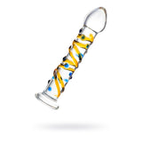Sexus Glass Dildo Yellow 17.2 Centimeters Body Safe > Glass > Dildos - Tophatter Daily Deals