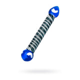 Sexus Glass Dildo Duo Blue 20cm Body Safe > Glass > Dildos - Tophatter Daily Deals