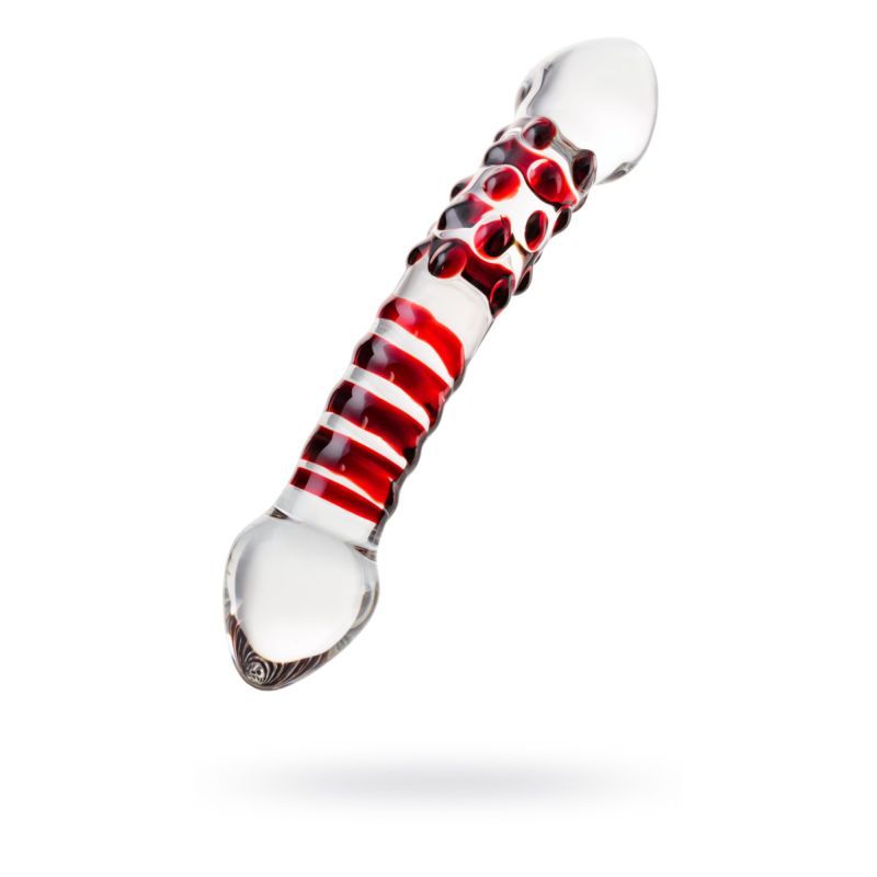 Sexus Glass Dildo Red Delight 19cm Elegant > Glass > Dildos - Tophatter Daily Deals