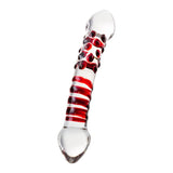 Sexus Glass Dildo Red Delight 19cm Elegant > Glass > Dildos - Tophatter Daily Deals