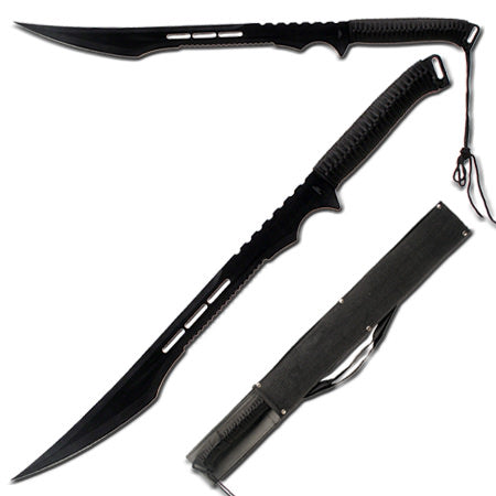 The Black Ninja Sword With Sheath - Tophatter's Army Products & Self Defense Collectible Weapons - Tophatter Daily Deals