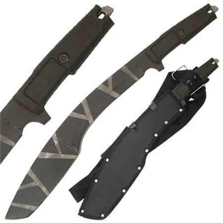 Military Kukri Tanto Machete Camo - Tophatter Daily Deals