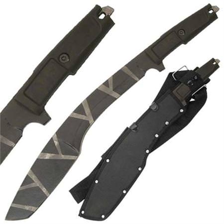 Military Kukri Tanto Machete Camo - TOPHATTER'S ARMORY DEALS Collectible Weapons - Tophatter Daily Deals