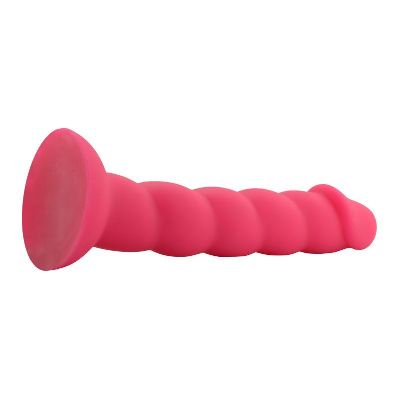 Spiral Pink Dildo for Enhanced Stimulation 19cm insertable > Dildos > Realistic Dildos - Tophatter Daily Deals