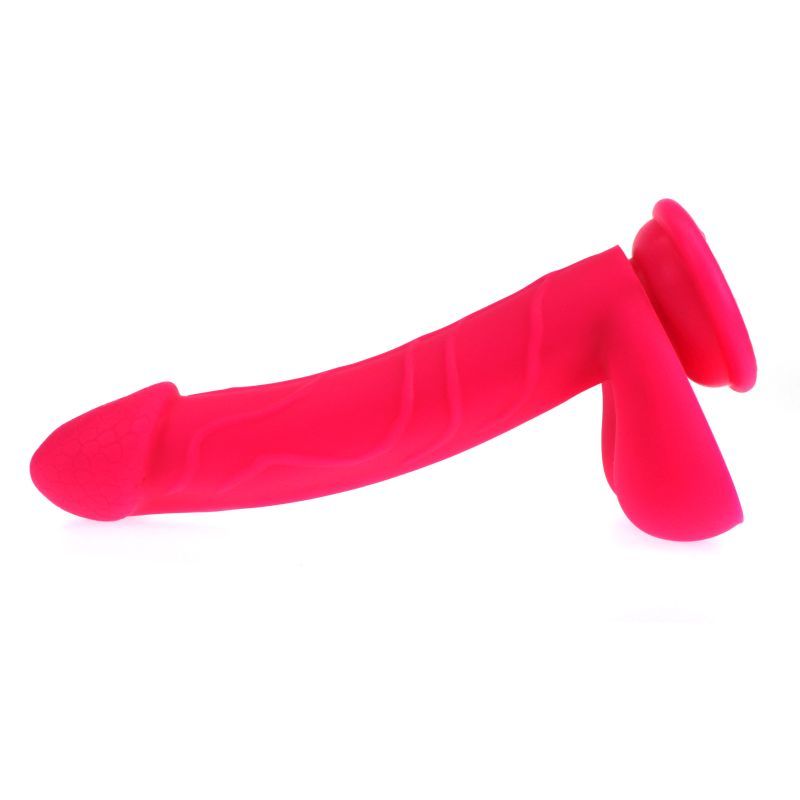 Realistic Pink Dildo with Balls 19cm Insertable Length > Dildos > Realistic Dildos - Tophatter Daily Deals