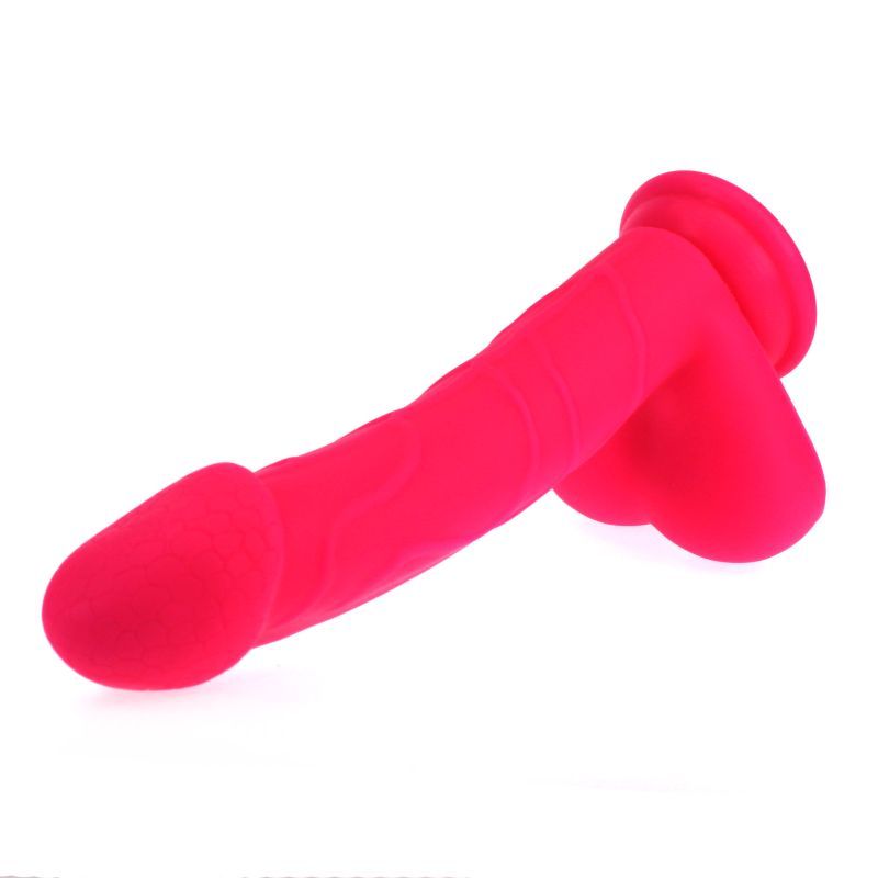 Realistic Pink Dildo with Balls 19cm Insertable Length > Dildos > Realistic Dildos - Tophatter Daily Deals