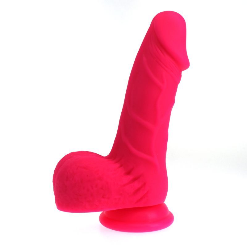 Pedro Thick Realistic Cock with Balls Pink Silicone 6" Dildo > Dildos > Realistic Dildos - Tophatter Daily Deals