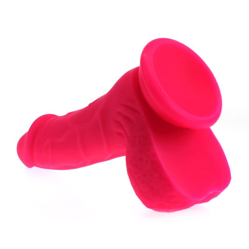 Pedro Thick Realistic Cock with Balls Pink Silicone 6" Dildo > Dildos > Realistic Dildos - Tophatter Daily Deals