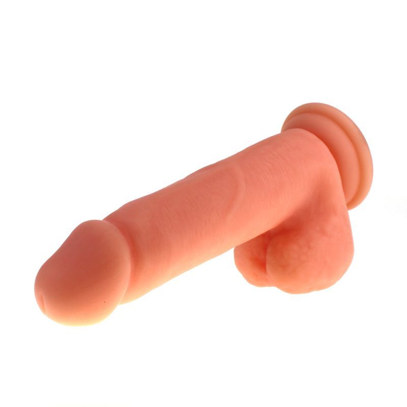 Thick Realistic Cock with Balls Flesh Silicone 16cm Dildo > Dildos > Realistic Dildos - Tophatter Daily Deals