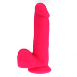 Thick Realistic 16cm Cock with Balls - Pink > Dildos > Realistic Dildos - Tophatter Daily Deals
