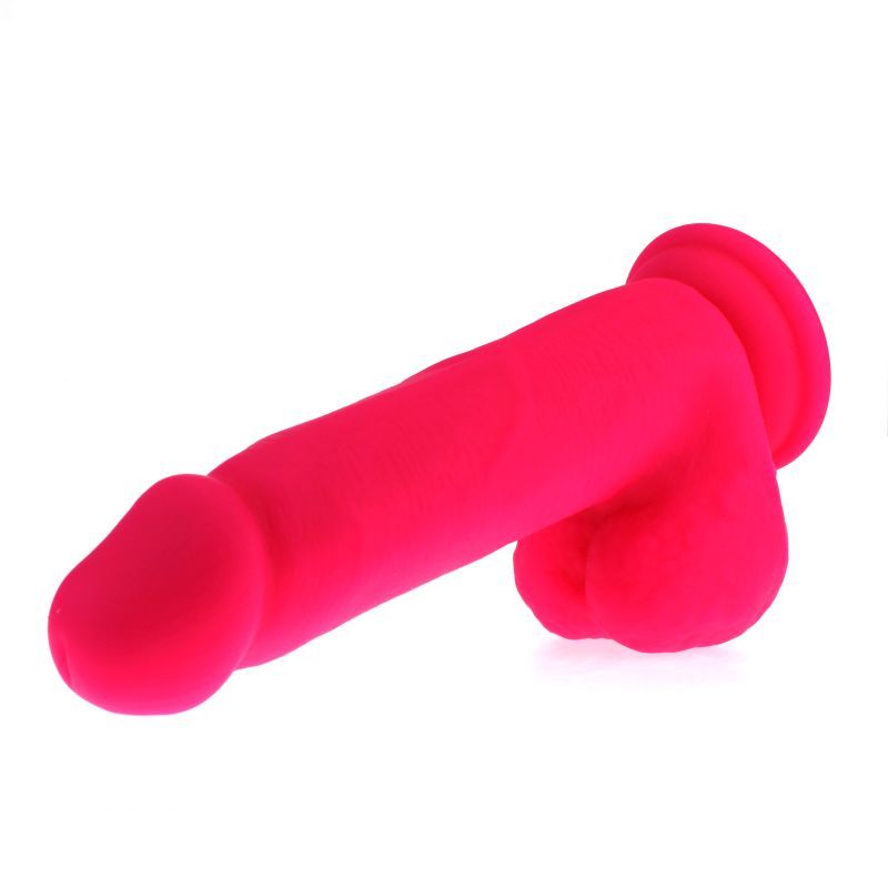 Thick Realistic 16cm Cock with Balls - Pink > Dildos > Realistic Dildos - Tophatter Daily Deals
