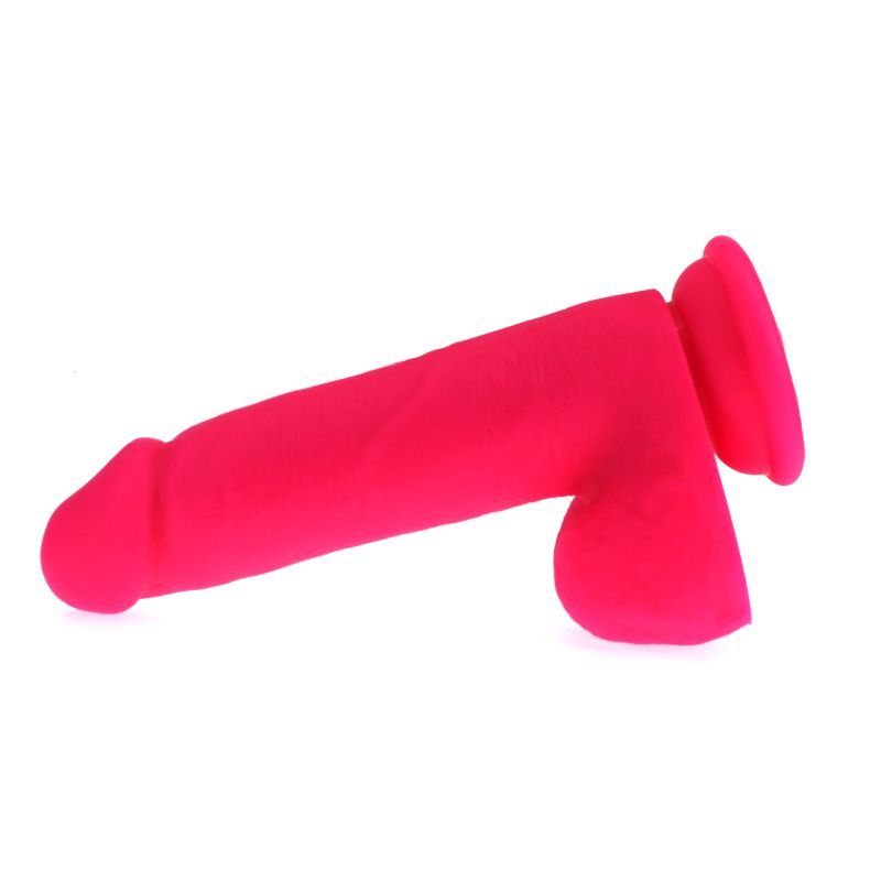 Thick Realistic 16cm Cock with Balls - Pink > Dildos > Realistic Dildos - Tophatter Daily Deals