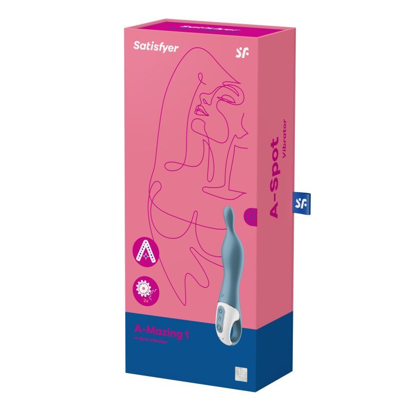 A-mazing 1 Vibrator Blue for Precise A-Spot Stimulation > Sex Toys For Ladies > G-Spot Vibrators - Tophatter Daily Deals
