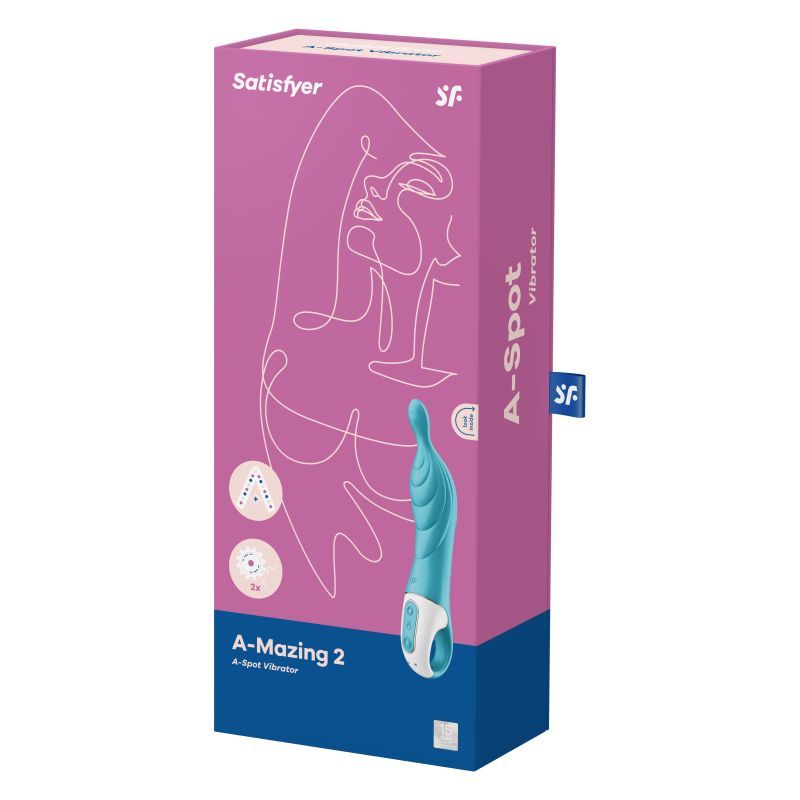 A-Mazing 2 Vibrator Turquoise for A-Spot Stimulation > Sex Toys For Ladies > G-Spot Vibrators - Tophatter Daily Deals