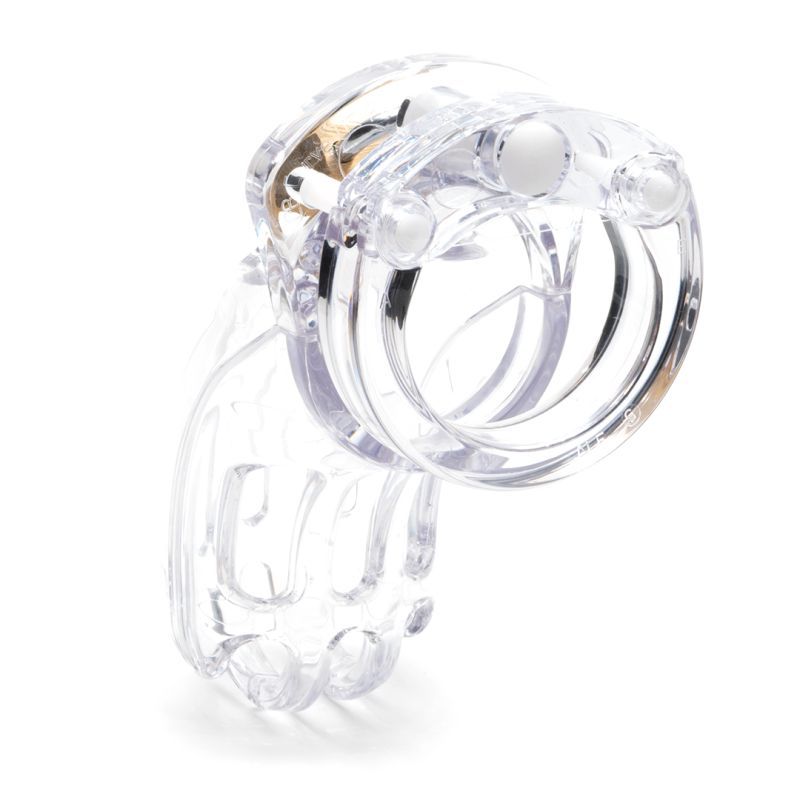Cockcage The Curve Clear Chastity Device 9.5cm x 3.8cm > Bondage Gear > Male Chastity - Tophatter Daily Deals