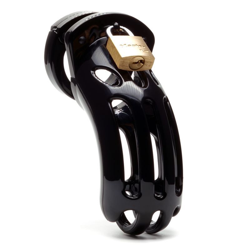 Cockcage The Curve Black Chastity Device 9.5cm x 3.8cm > Bondage Gear > Male Chastity - Tophatter Daily Deals