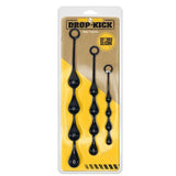 Drop Kick Silicone Beginner Ass Training Kit Three Piece Set > Anal Range > Anal Beads - Tophatter Daily Deals