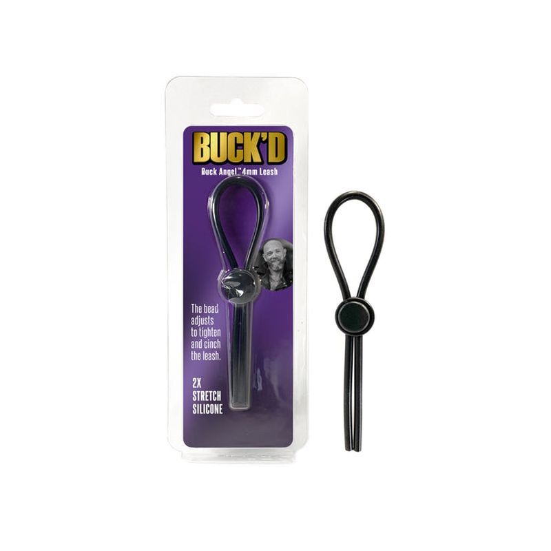Buckd 4mm Adjustable Bead Cock Leash Black > Cock Ring > Adjustable - Tophatter Daily Deals