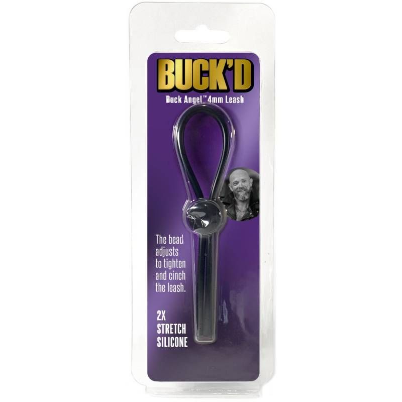 Buckd 4mm Adjustable Bead Cock Leash Black > Cock Ring > Adjustable - Tophatter Daily Deals