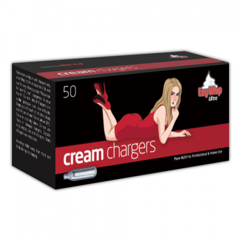 Ezywhip Ultra Cream N2O Chargers 8g 50 Pack for Culinary and Adult Fun > Novelties > Party Supplies - Tophatter Daily Deals