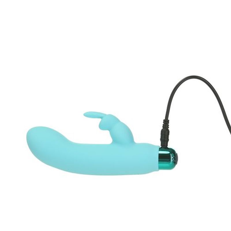 Alice's Bunny Bullet With Rabbit Sleeve Teal > Vibrators > Ladies > Rabbit - Tophatter Daily Deals