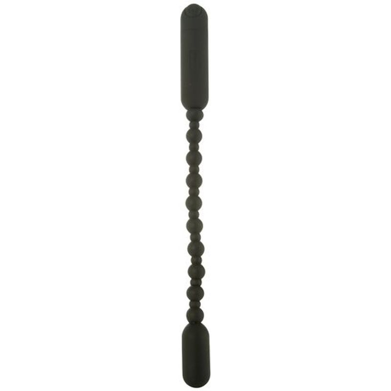 Booty Beads Black - Flexible Vibrating Anal Toy > Anal Range > Anal Beads - Tophatter Daily Deals