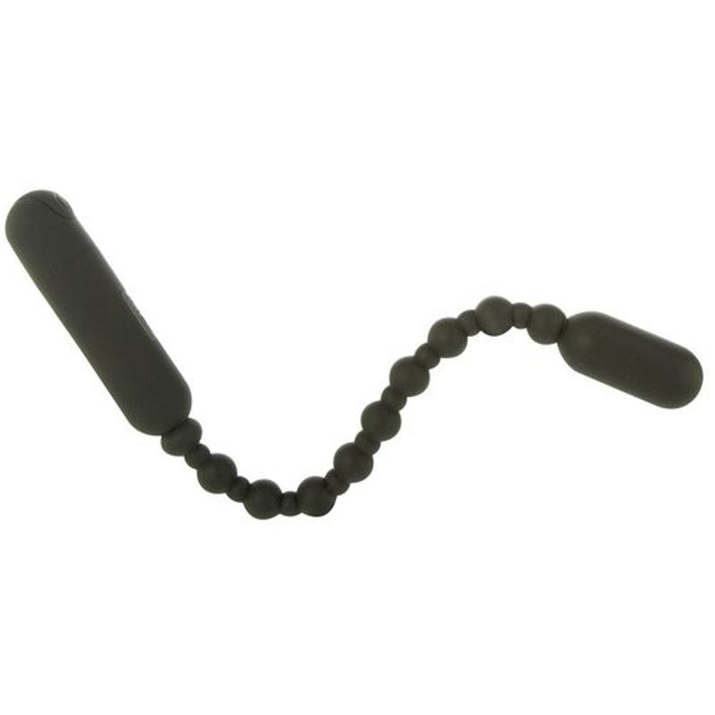 Booty Beads Black - Flexible Vibrating Anal Toy > Anal Range > Anal Beads - Tophatter Daily Deals