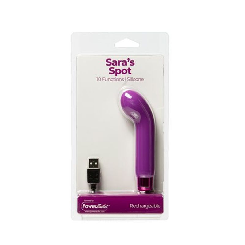 Power Bullet Sara’s Spot Vibrator Purple for G-Spot Pleasure > Sex Toys For Ladies > G-Spot Vibrators - Tophatter Daily Deals