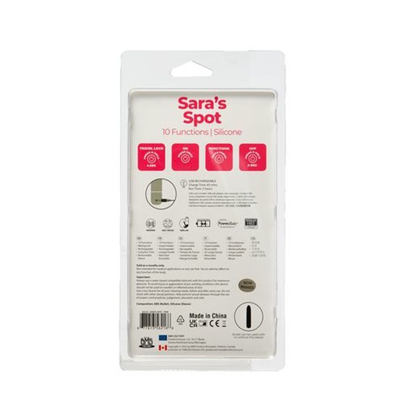 Power Bullet Sara’s Spot Vibrator Pink for G-Spot Pleasure > Sex Toys For Ladies > G-Spot Vibrators - Tophatter Daily Deals