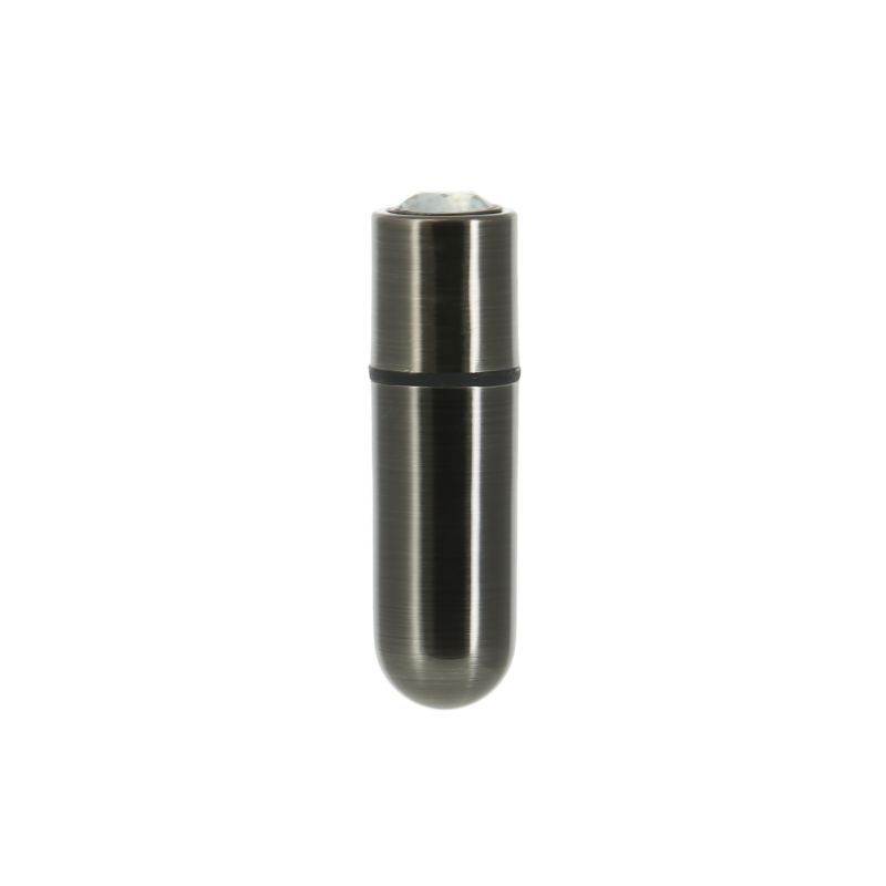 Power Bullet First Class 6cm Vibrator with Crystal Gun Metal Finish > Vibrators > Mini Vibrators - Tophatter Daily Deals