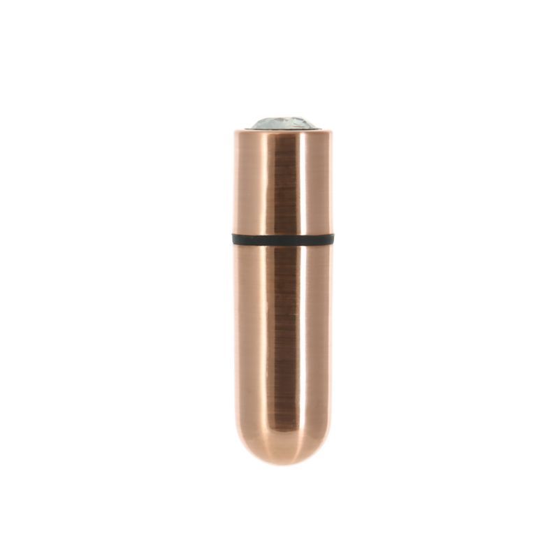 Power Bullet First Class 6cm Vibrator with Crystal Rose Gold Finish > Vibrators > Mini Vibrators - Tophatter Daily Deals