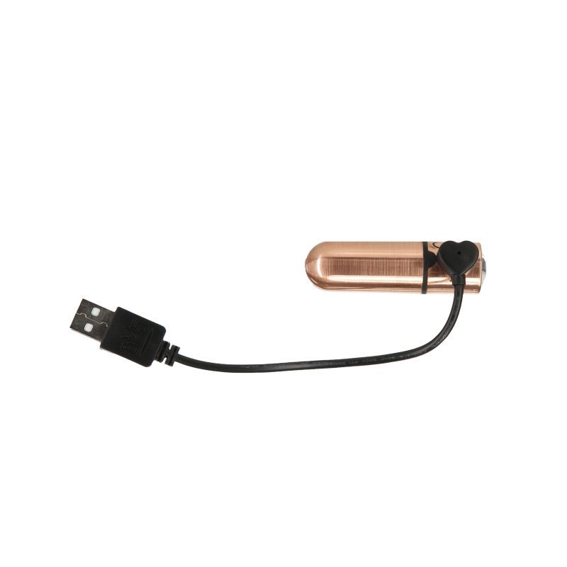 Power Bullet First Class 6cm Vibrator with Crystal Rose Gold Finish > Vibrators > Mini Vibrators - Tophatter Daily Deals