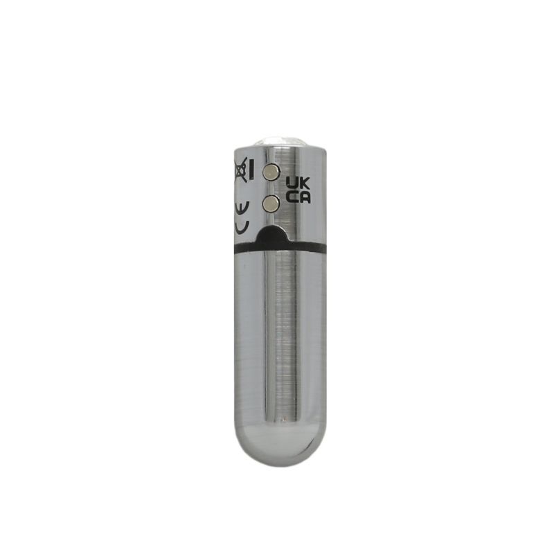 Power Bullet First Class 6cm Vibrator with Crystal Silver > Vibrators > Mini Vibrators - Tophatter Daily Deals