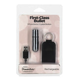 Power Bullet First Class 6cm Vibrator with Crystal Silver > Vibrators > Mini Vibrators - Tophatter Daily Deals