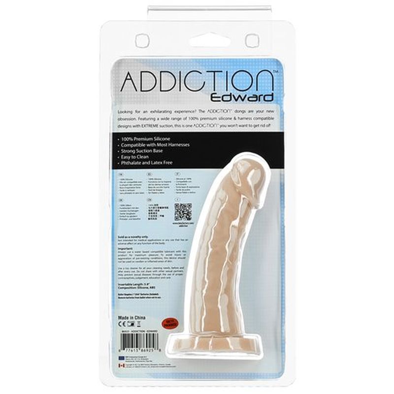 Edward 6 Inch Beige Dong Dildo for G-Spot Stimulation > Dildos > Realistic Dildos - Tophatter Daily Deals