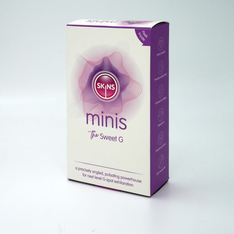 Skins Minis - The Sweet G Compact Vibrator for Travel > Sex Toys For Ladies > G-Spot Vibrators - Tophatter Daily Deals