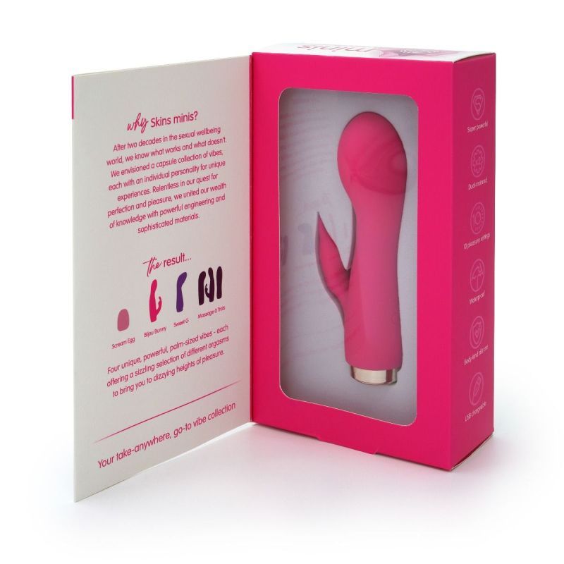 Skins Minis - The Bijou Bunny Mini Vibrator 4 Inches > Vibrators > Ladies > Rabbit - Tophatter Daily Deals