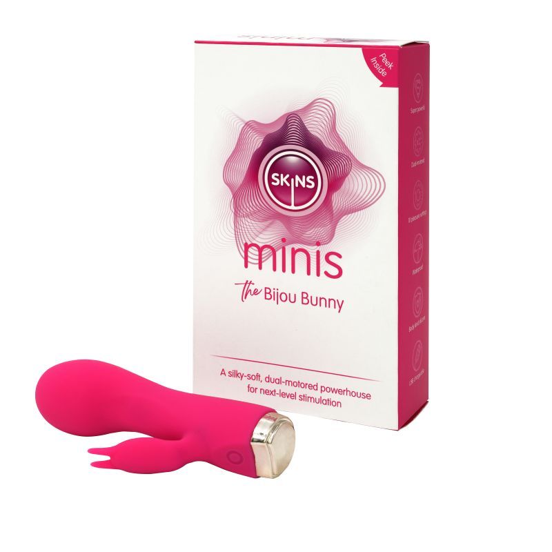 Skins Minis - The Bijou Bunny Mini Vibrator 4 Inches > Vibrators > Ladies > Rabbit - Tophatter Daily Deals