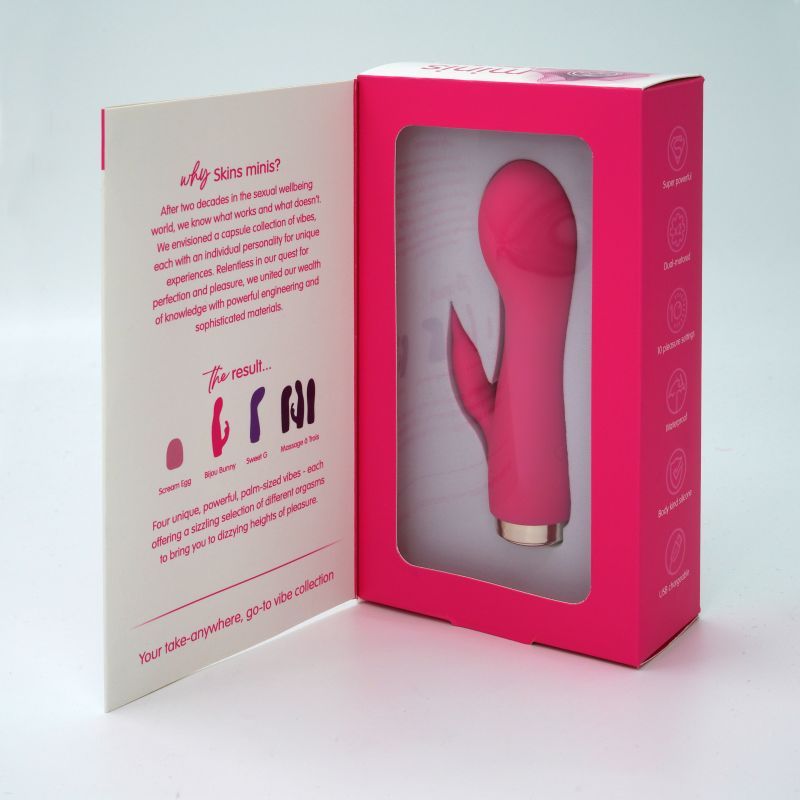 Skins Minis - The Bijou Bunny Mini Vibrator 4 Inches > Vibrators > Ladies > Rabbit - Tophatter Daily Deals