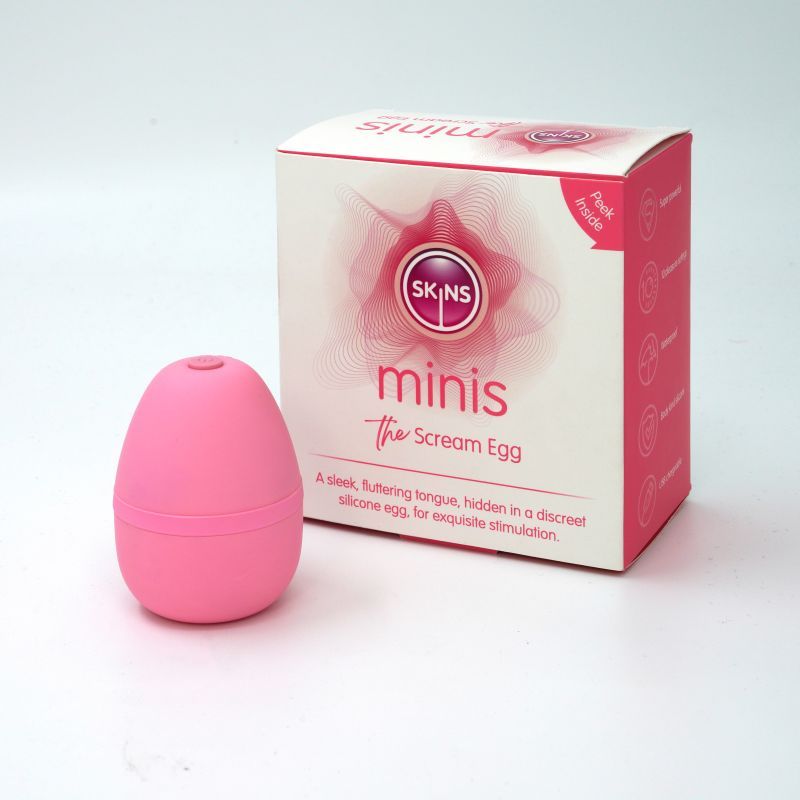 Skins Minis - The Scream Egg Compact Vibrating Toy > Sex Toys For Ladies > Vibrating Eggs - Tophatter Daily Deals