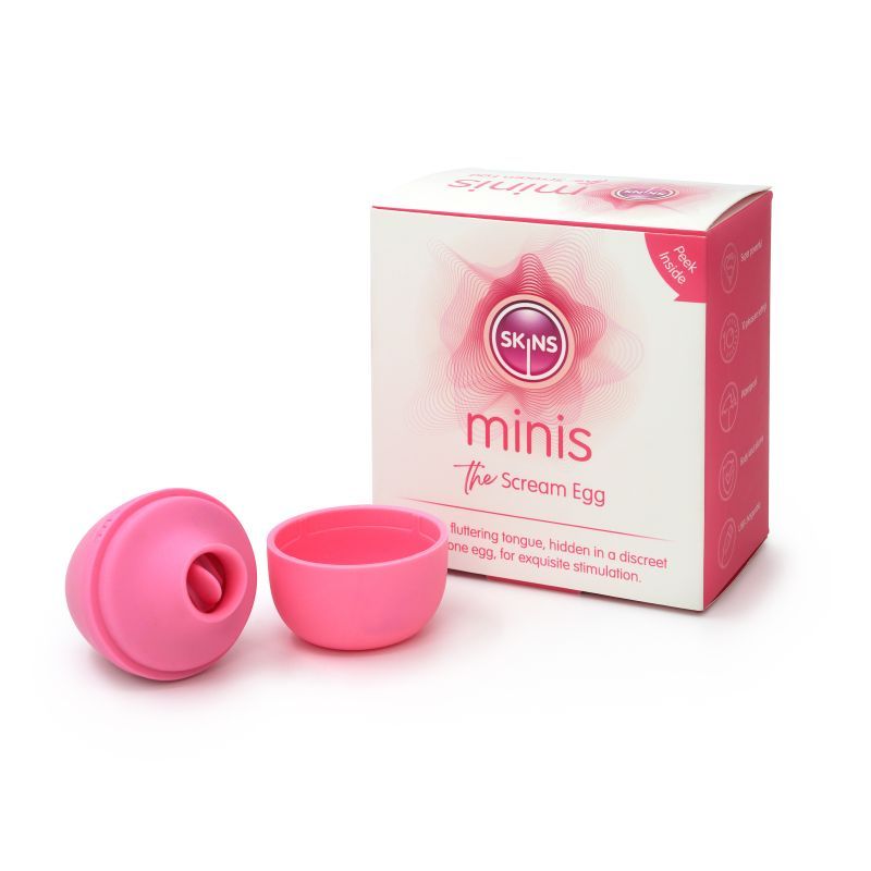 Skins Minis - The Scream Egg Compact Vibrating Toy > Sex Toys For Ladies > Vibrating Eggs - Tophatter Daily Deals
