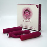 Skins Minis - Massage A Trois Pleasure Set with 3 Covers > Vibrators > Mini Vibrators - Tophatter Daily Deals